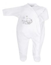 DANDELION Sleepsuit "Baby Dreams" White 3-6 mths